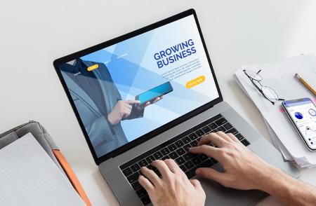 Стнаница веб-сайта Growing Business